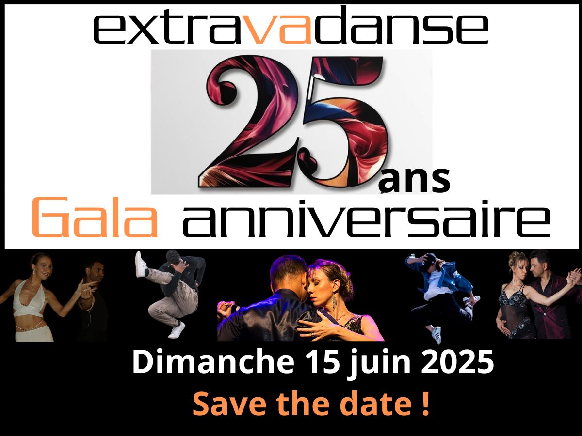 Gala annuel : 25 ans d’Extravadanse